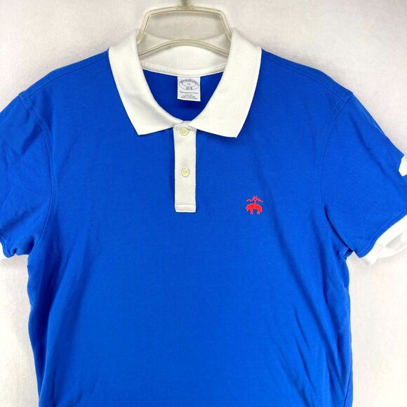 Brooks Brothers 100% Cotton‎ Slim Fit Performance Polo embroidery Mens Size XL - Picture 8 of 10